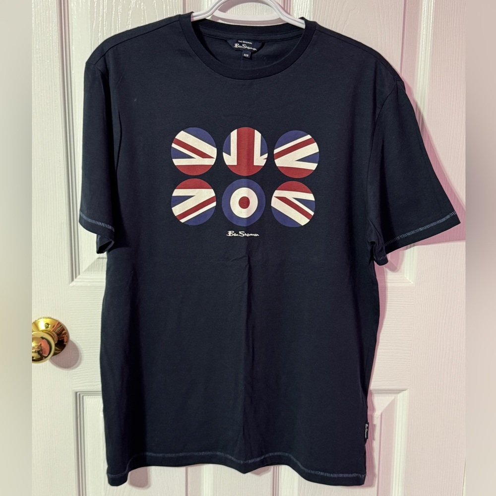 Ben Sherman Navy Union Jack Graphic Tee